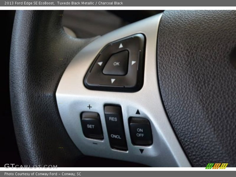 Tuxedo Black Metallic / Charcoal Black 2013 Ford Edge SE EcoBoost