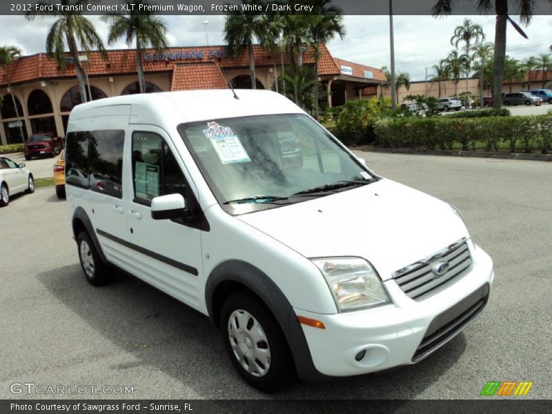 Frozen White / Dark Grey 2012 Ford Transit Connect XLT Premium Wagon