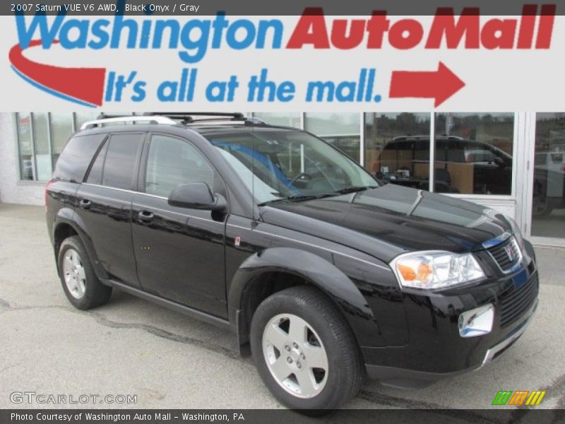Black Onyx / Gray 2007 Saturn VUE V6 AWD