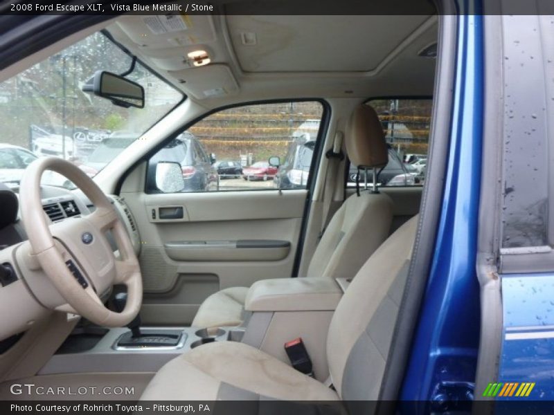 Vista Blue Metallic / Stone 2008 Ford Escape XLT