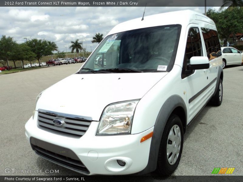 Frozen White / Dark Grey 2012 Ford Transit Connect XLT Premium Wagon