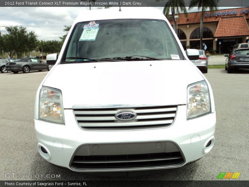 Frozen White / Dark Grey 2012 Ford Transit Connect XLT Premium Wagon