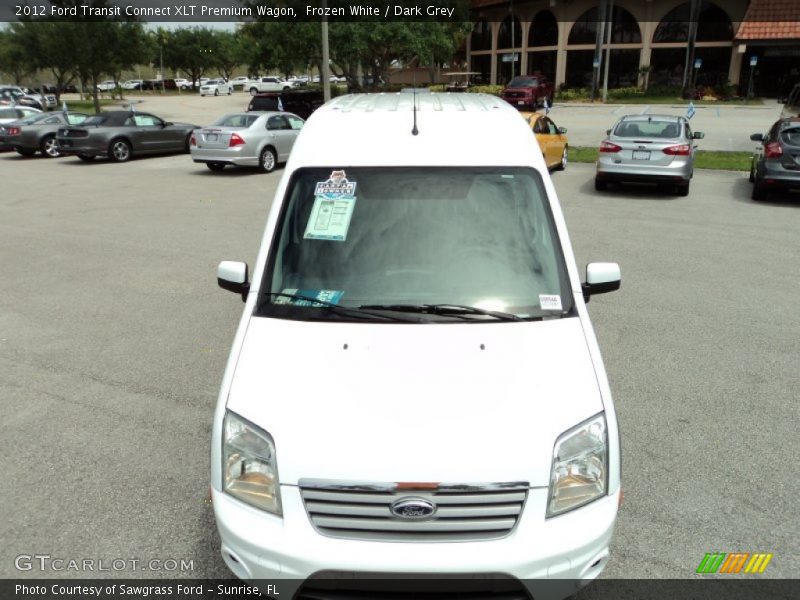 Frozen White / Dark Grey 2012 Ford Transit Connect XLT Premium Wagon