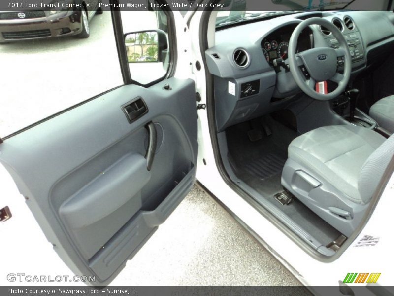 Frozen White / Dark Grey 2012 Ford Transit Connect XLT Premium Wagon