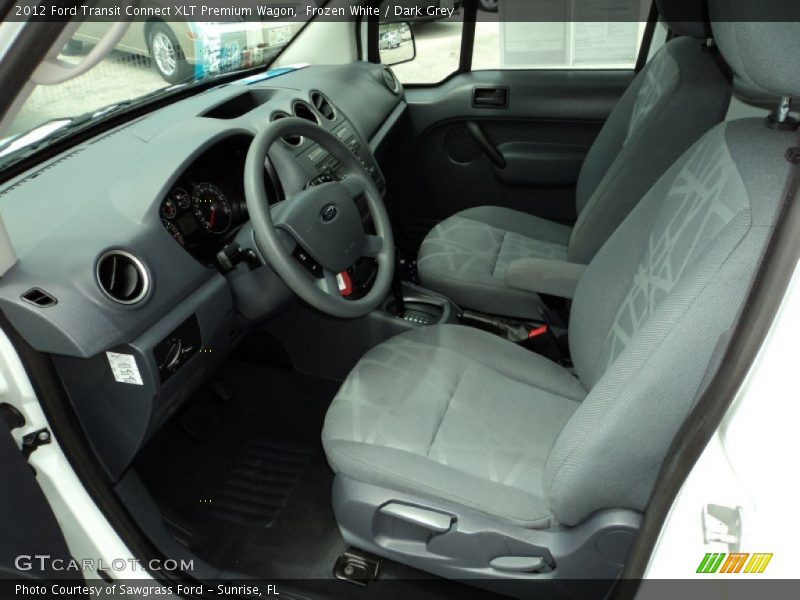 Frozen White / Dark Grey 2012 Ford Transit Connect XLT Premium Wagon