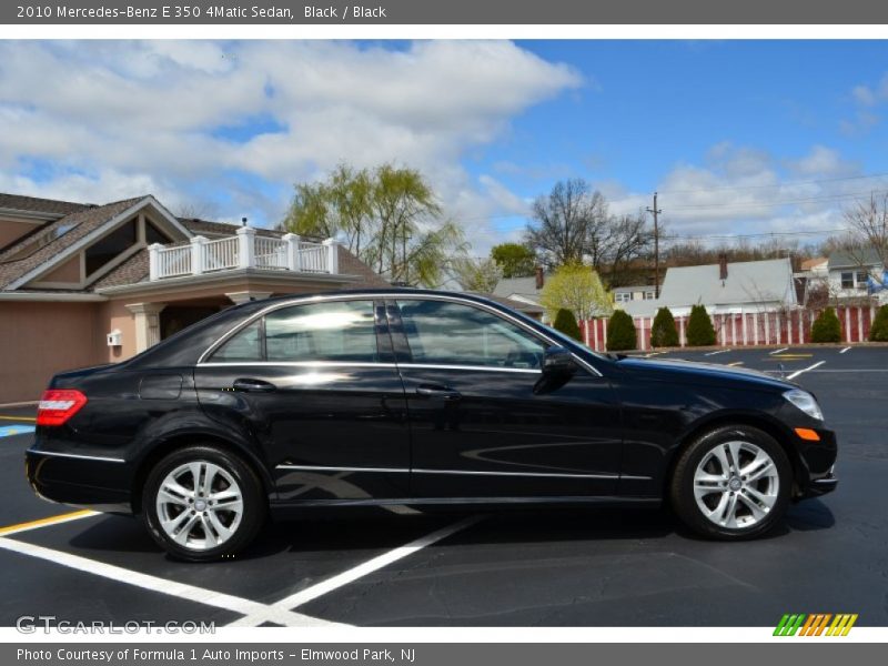 Black / Black 2010 Mercedes-Benz E 350 4Matic Sedan