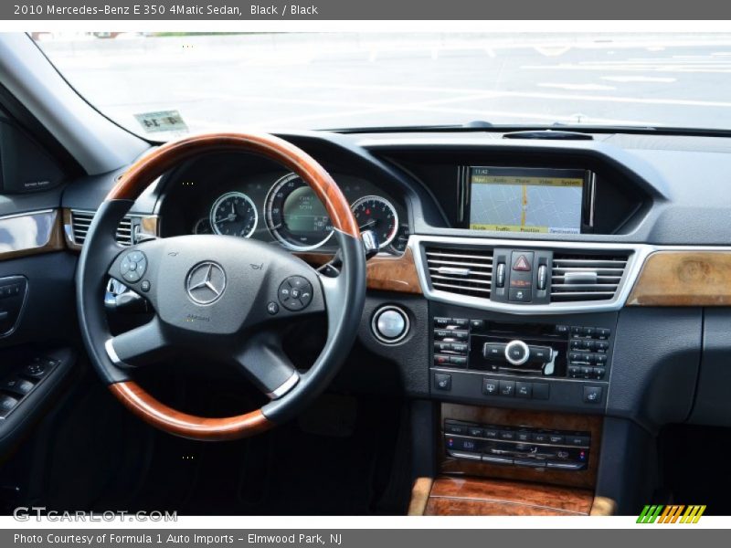 Black / Black 2010 Mercedes-Benz E 350 4Matic Sedan