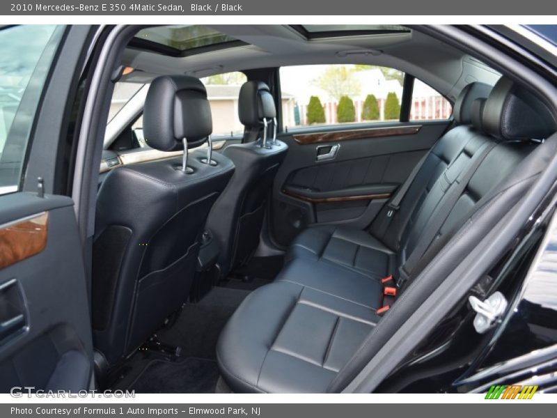 Black / Black 2010 Mercedes-Benz E 350 4Matic Sedan