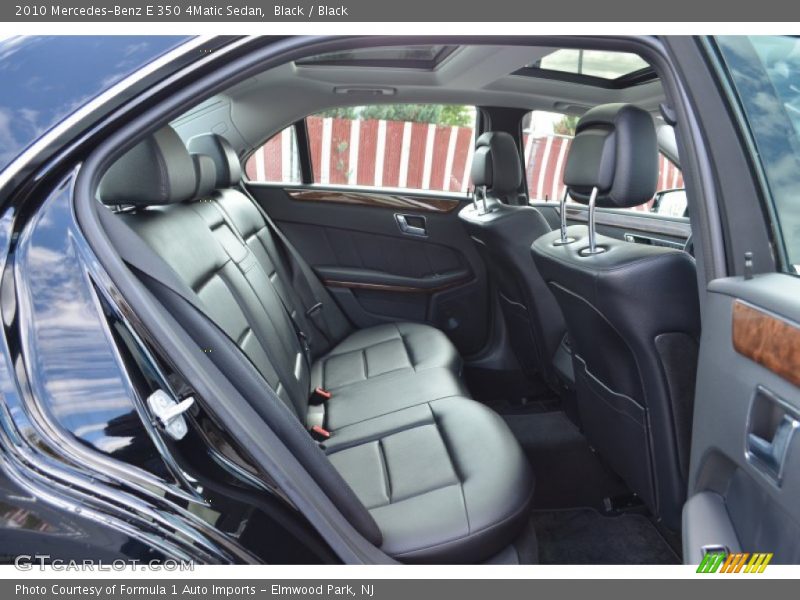 Black / Black 2010 Mercedes-Benz E 350 4Matic Sedan