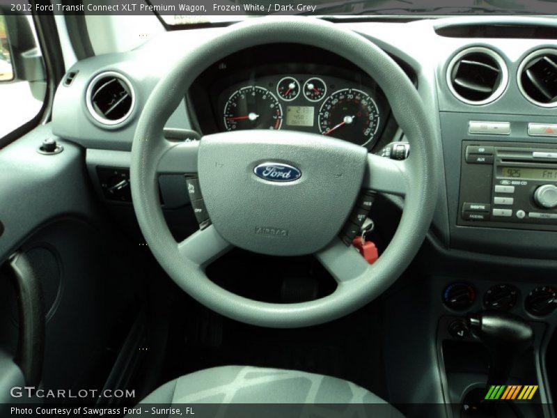 Frozen White / Dark Grey 2012 Ford Transit Connect XLT Premium Wagon