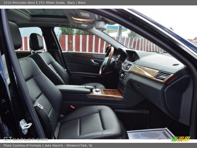 Black / Black 2010 Mercedes-Benz E 350 4Matic Sedan