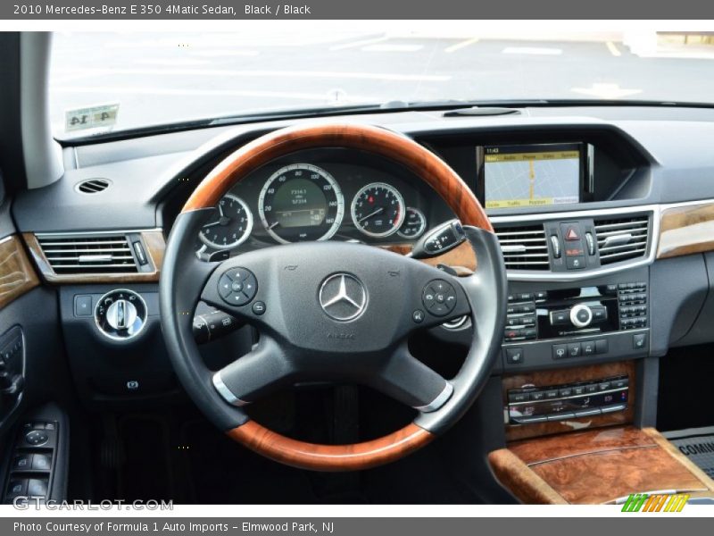 Black / Black 2010 Mercedes-Benz E 350 4Matic Sedan