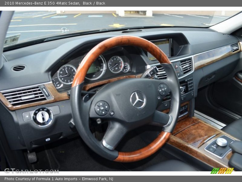 Black / Black 2010 Mercedes-Benz E 350 4Matic Sedan