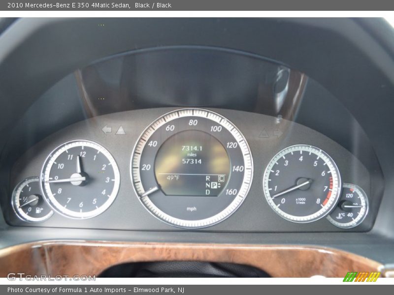 Black / Black 2010 Mercedes-Benz E 350 4Matic Sedan