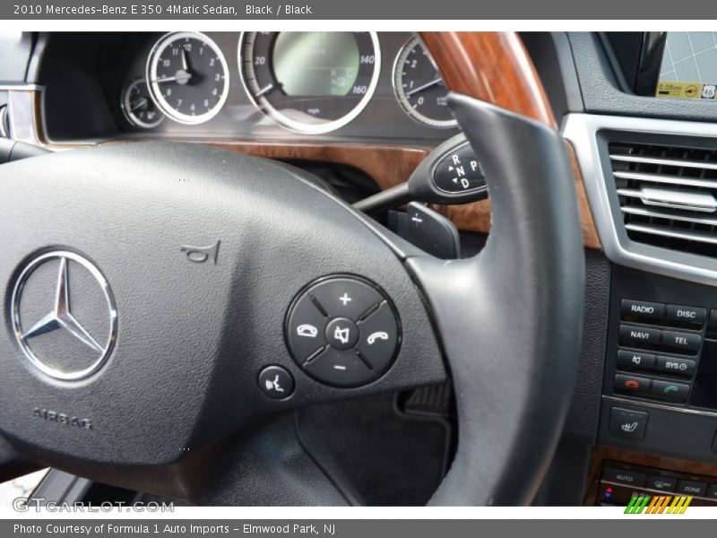 Black / Black 2010 Mercedes-Benz E 350 4Matic Sedan