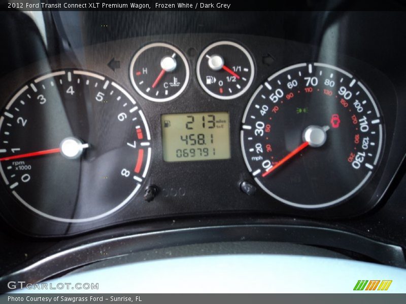 Frozen White / Dark Grey 2012 Ford Transit Connect XLT Premium Wagon