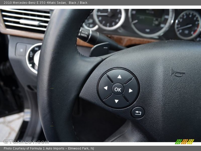 Black / Black 2010 Mercedes-Benz E 350 4Matic Sedan