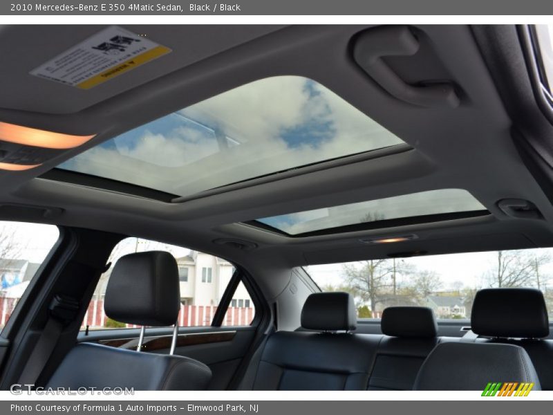 Black / Black 2010 Mercedes-Benz E 350 4Matic Sedan