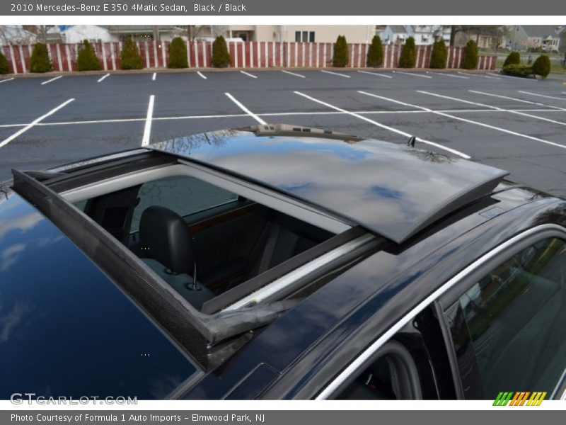 Black / Black 2010 Mercedes-Benz E 350 4Matic Sedan