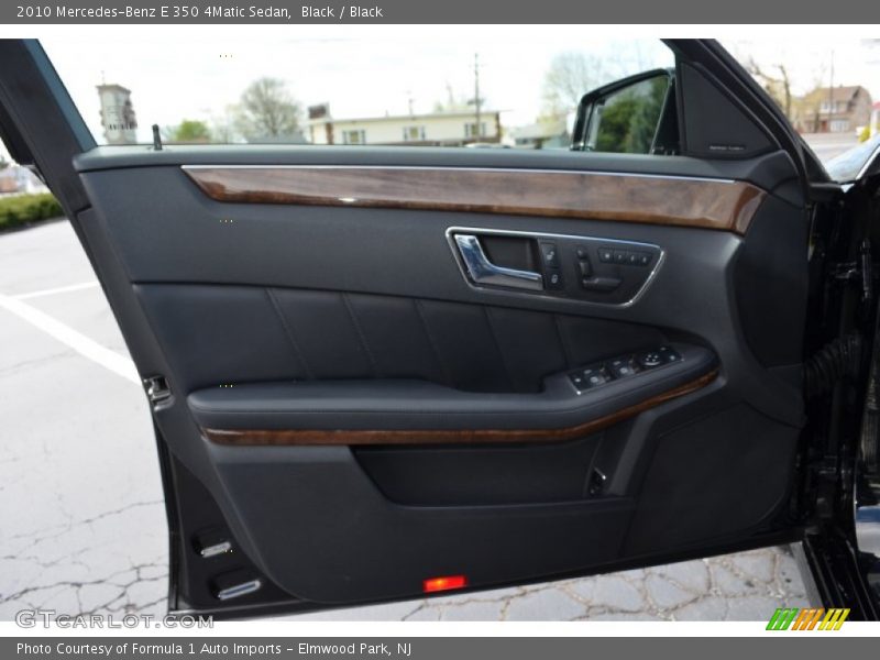 Black / Black 2010 Mercedes-Benz E 350 4Matic Sedan