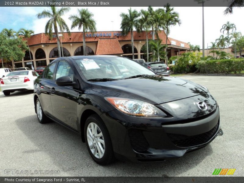 Black Mica / Black 2012 Mazda MAZDA3 i Touring 4 Door