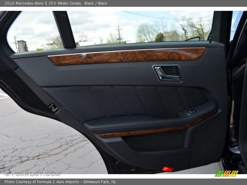 Black / Black 2010 Mercedes-Benz E 350 4Matic Sedan
