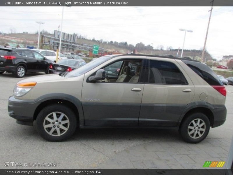 Light Driftwood Metallic / Medium Oak 2003 Buick Rendezvous CX AWD