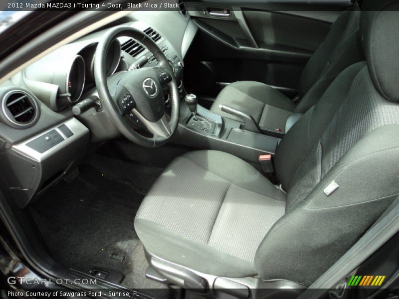 Black Mica / Black 2012 Mazda MAZDA3 i Touring 4 Door