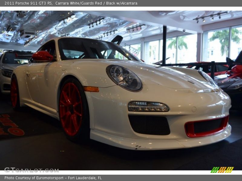 Carrara White/Guards Red / Black w/Alcantara 2011 Porsche 911 GT3 RS