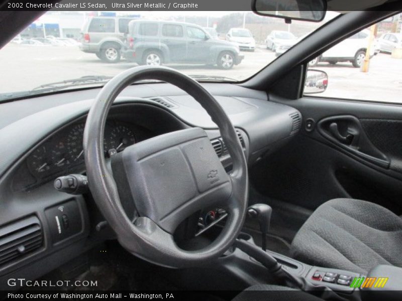 Ultra Silver Metallic / Graphite 2002 Chevrolet Cavalier LS Sedan