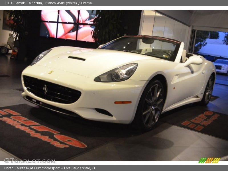 Bianco Avus (White) / Crema 2010 Ferrari California