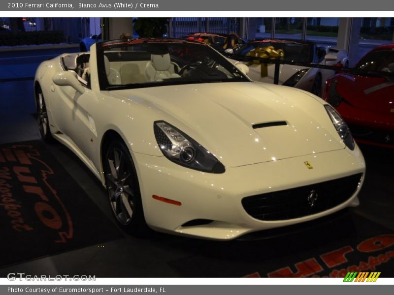 Bianco Avus (White) / Crema 2010 Ferrari California