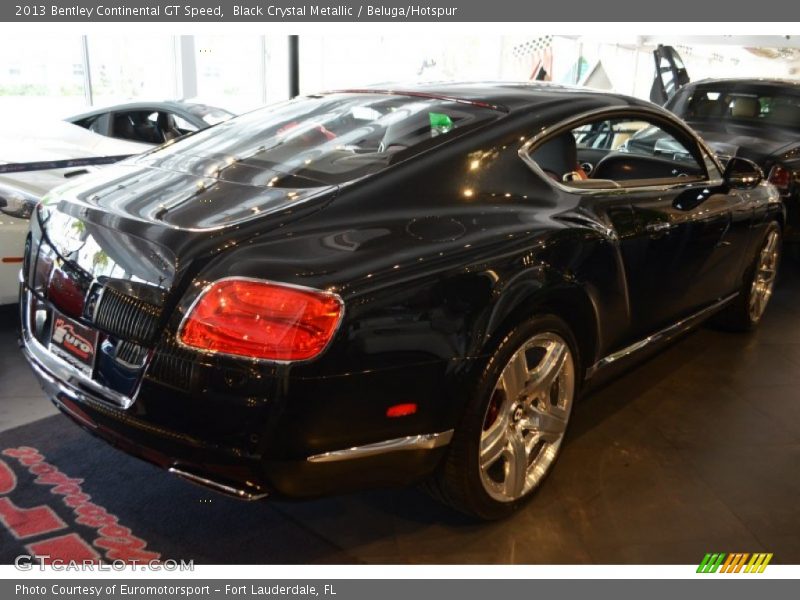 Black Crystal Metallic / Beluga/Hotspur 2013 Bentley Continental GT Speed