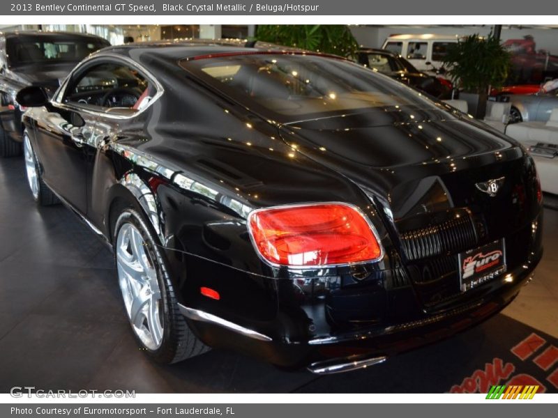 Black Crystal Metallic / Beluga/Hotspur 2013 Bentley Continental GT Speed