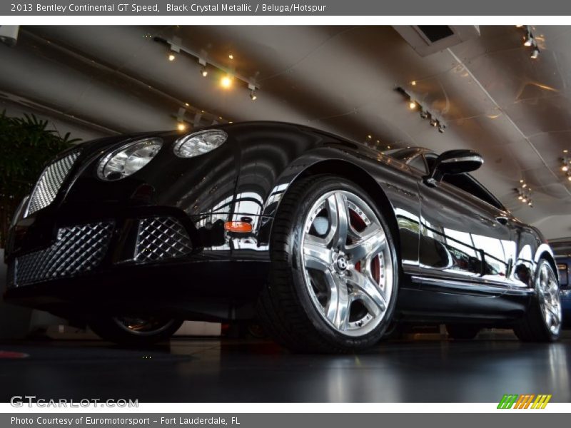 Black Crystal Metallic / Beluga/Hotspur 2013 Bentley Continental GT Speed