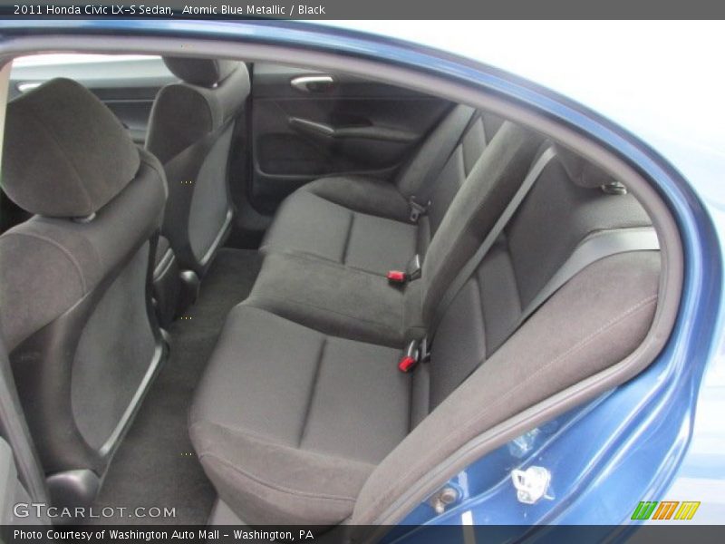 Atomic Blue Metallic / Black 2011 Honda Civic LX-S Sedan