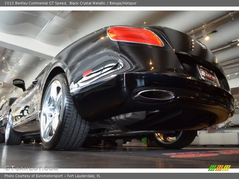 Black Crystal Metallic / Beluga/Hotspur 2013 Bentley Continental GT Speed