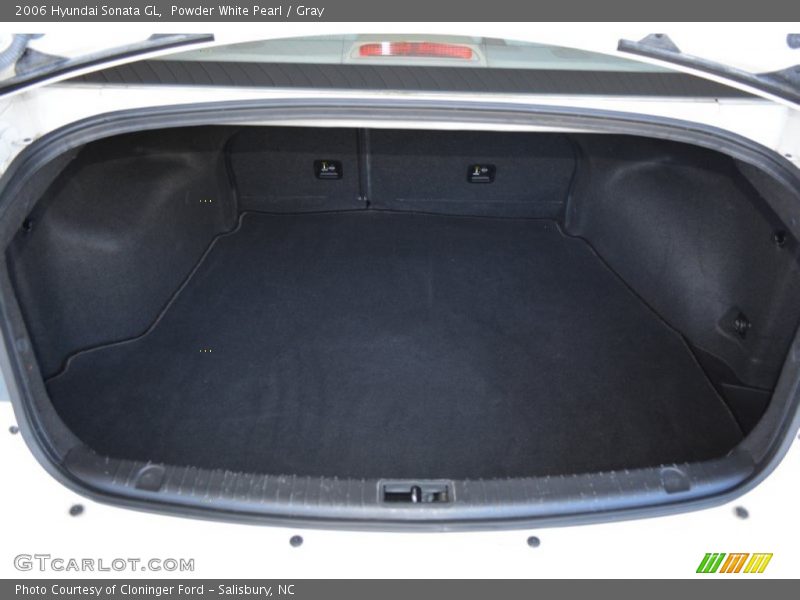 Powder White Pearl / Gray 2006 Hyundai Sonata GL