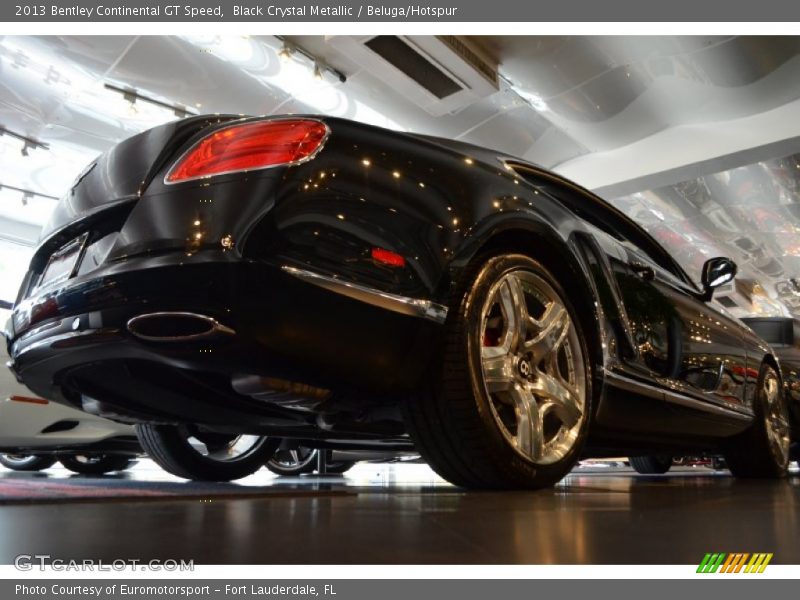 Black Crystal Metallic / Beluga/Hotspur 2013 Bentley Continental GT Speed