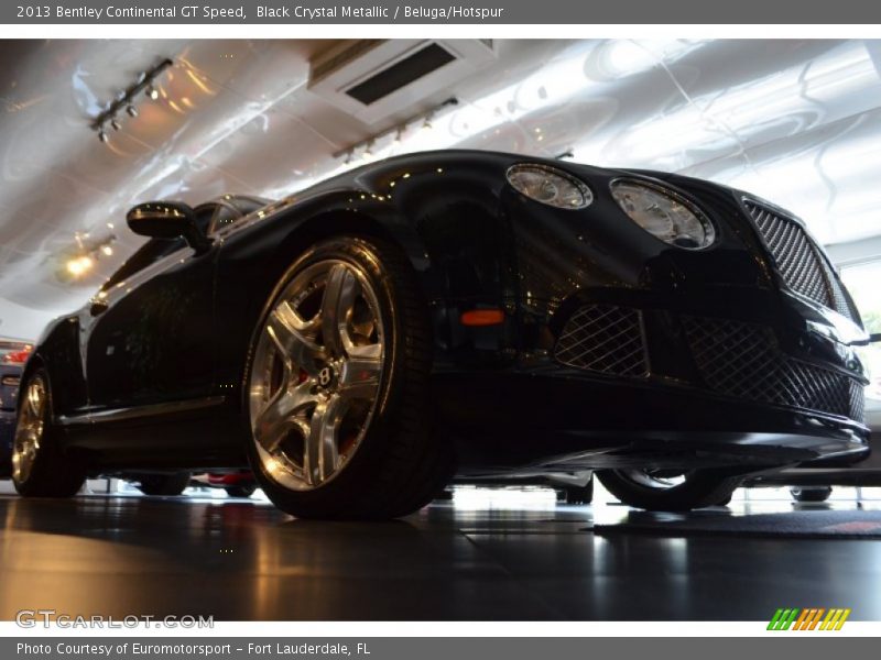 Black Crystal Metallic / Beluga/Hotspur 2013 Bentley Continental GT Speed