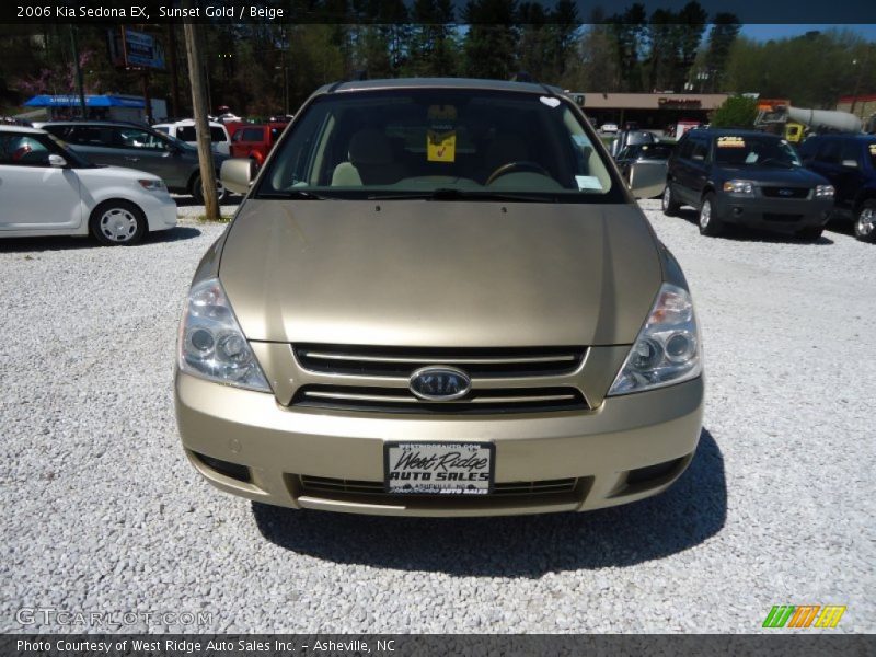 Sunset Gold / Beige 2006 Kia Sedona EX