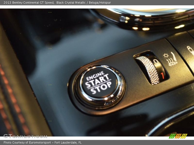 Controls of 2013 Continental GT Speed