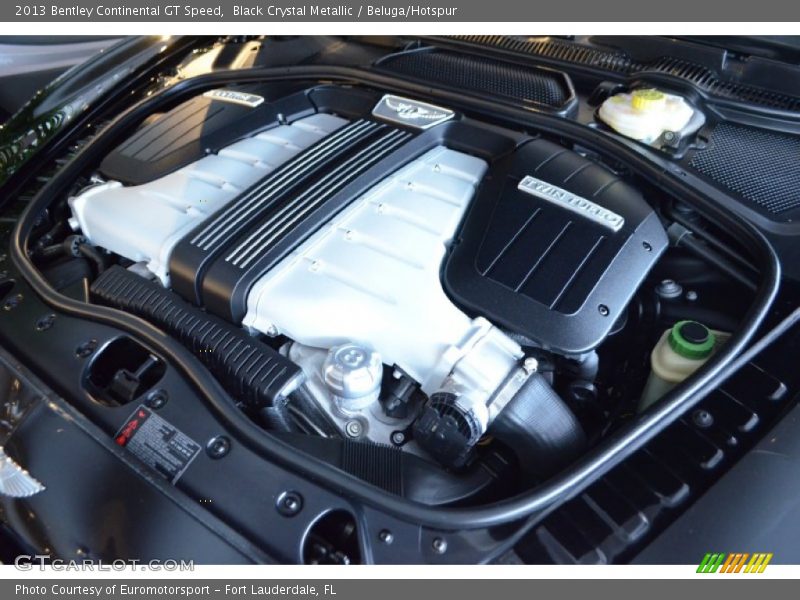  2013 Continental GT Speed Engine - 6.0 Liter Twin-Turbocharged DOHC 48-Valve VVT W12