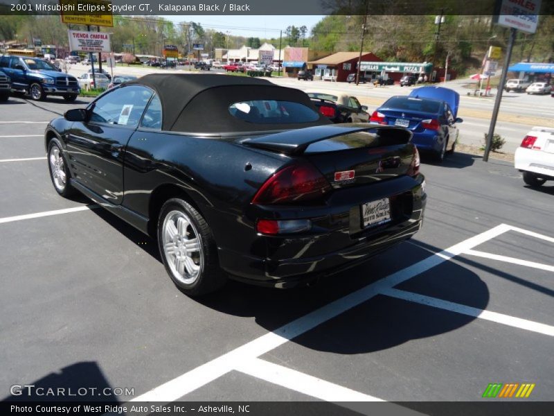 Kalapana Black / Black 2001 Mitsubishi Eclipse Spyder GT