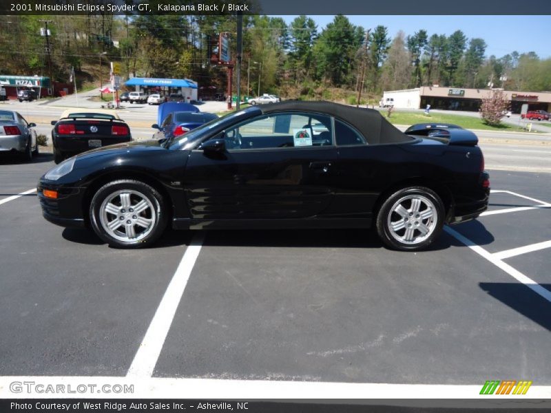 Kalapana Black / Black 2001 Mitsubishi Eclipse Spyder GT