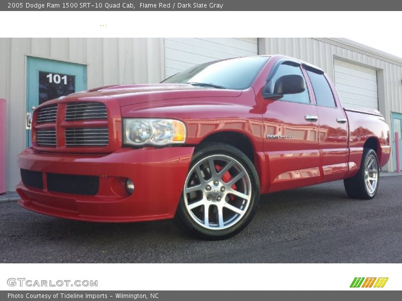 Front 3/4 View of 2005 Ram 1500 SRT-10 Quad Cab