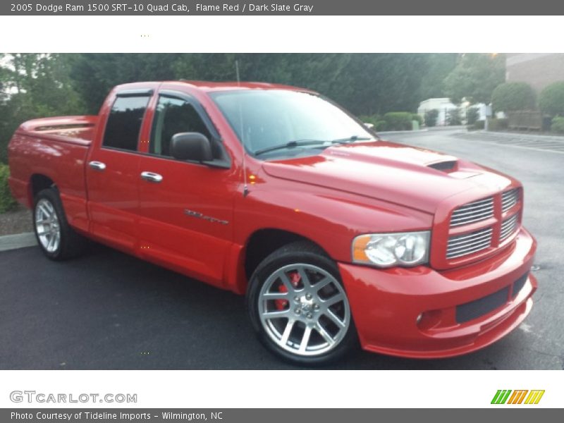 Flame Red / Dark Slate Gray 2005 Dodge Ram 1500 SRT-10 Quad Cab