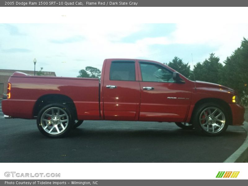 Flame Red / Dark Slate Gray 2005 Dodge Ram 1500 SRT-10 Quad Cab