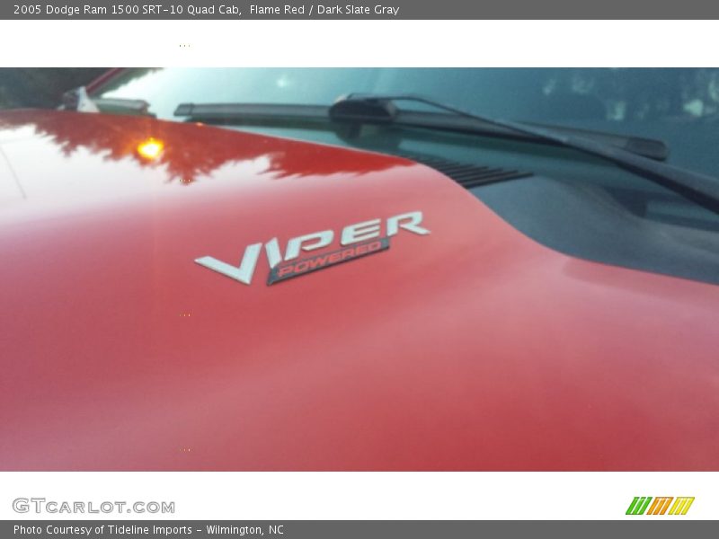 Flame Red / Dark Slate Gray 2005 Dodge Ram 1500 SRT-10 Quad Cab