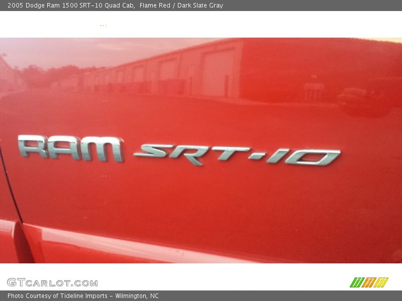 Flame Red / Dark Slate Gray 2005 Dodge Ram 1500 SRT-10 Quad Cab